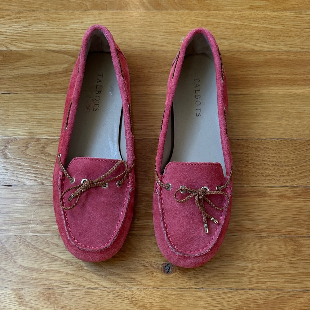 Talbots Women's Coral Suede Loafers